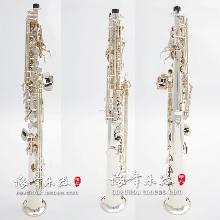 

YANAGISAWA Soprano Saxophone S-991 S-WO10 silver plated Sax Soprano Professional Musical Instruments Mouthpiece free shipping