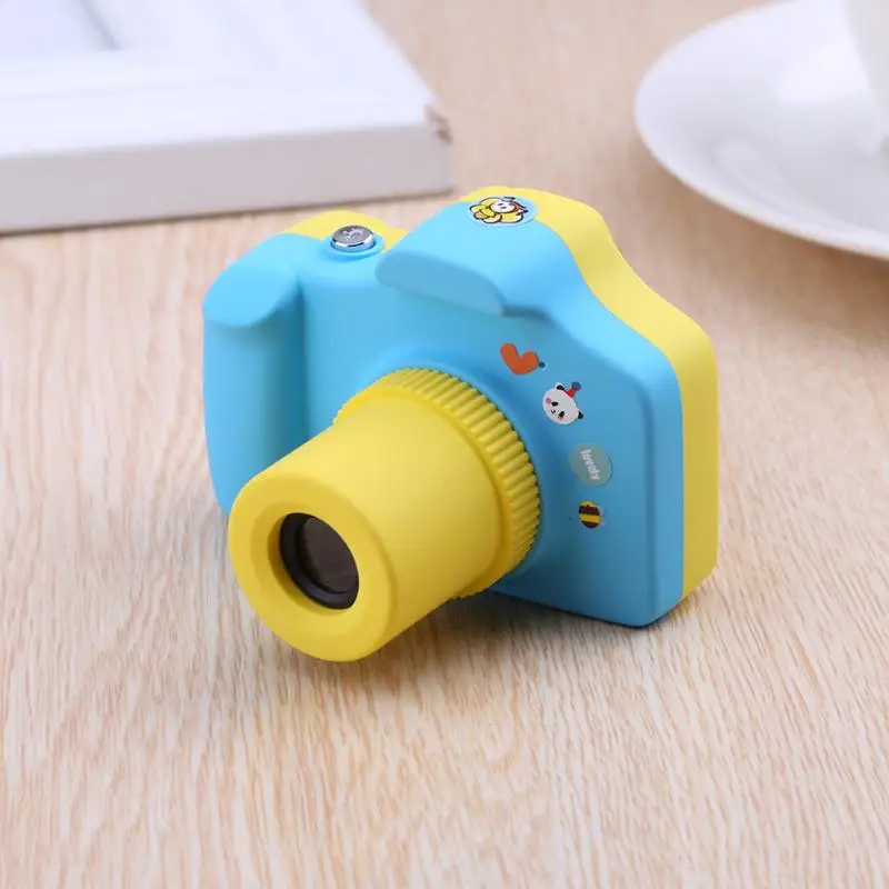 Мини цифровая детская камера обучающая игрушка настоящая камера с милым мультяшным портативным фотоаппаратом День рождения Рождественские подарки для детей Cam