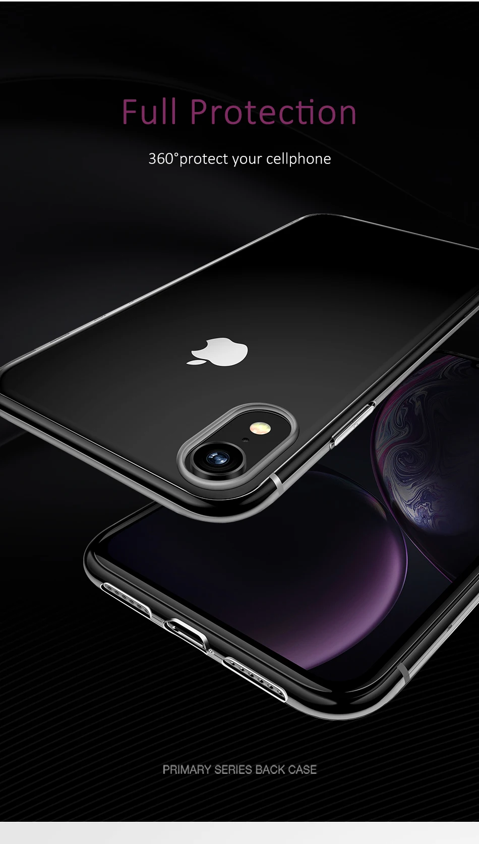 YKZ TPU чехол для iPhone X XS XR 8 7 6 6S Plus SE 5 5S 5C ультра тонкий чистый мягкий чехол задняя крышка Coque Funda для iPhone 11 Pro Max