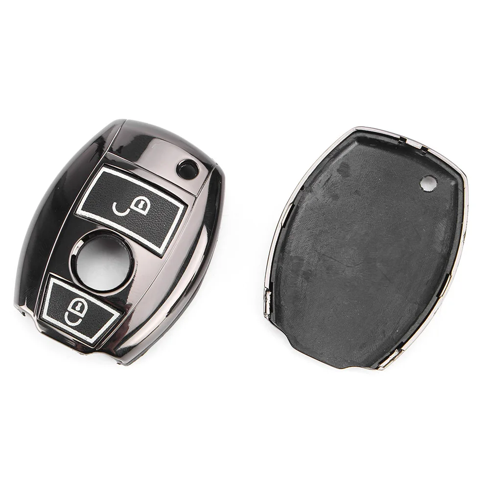 For mercedez benz GLA200 GLC200 GLA220 C180 CLA200 ML350 GLK300 E260 Remote Key Fob Case Shell Key Chain Automobile Car Accessories