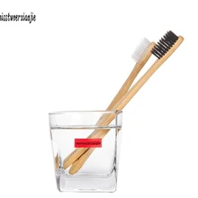 Чистка рта бамбуковая зубная щетка отбеливающая зубная щетка жесткие щетинки щетка деревянный язык Зубная Щетка скребок для взрослых зубная щетка для путешествий