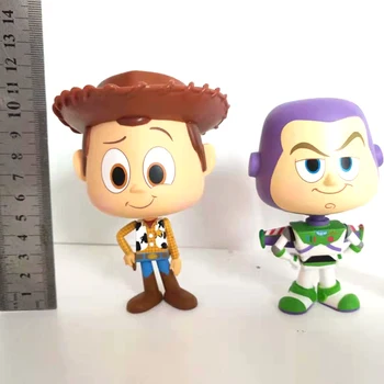 

Movie Toy Story 4 woody Buzz Lightyear figures toy in ball action figure 2pcs/set kids birthday party collection dolls