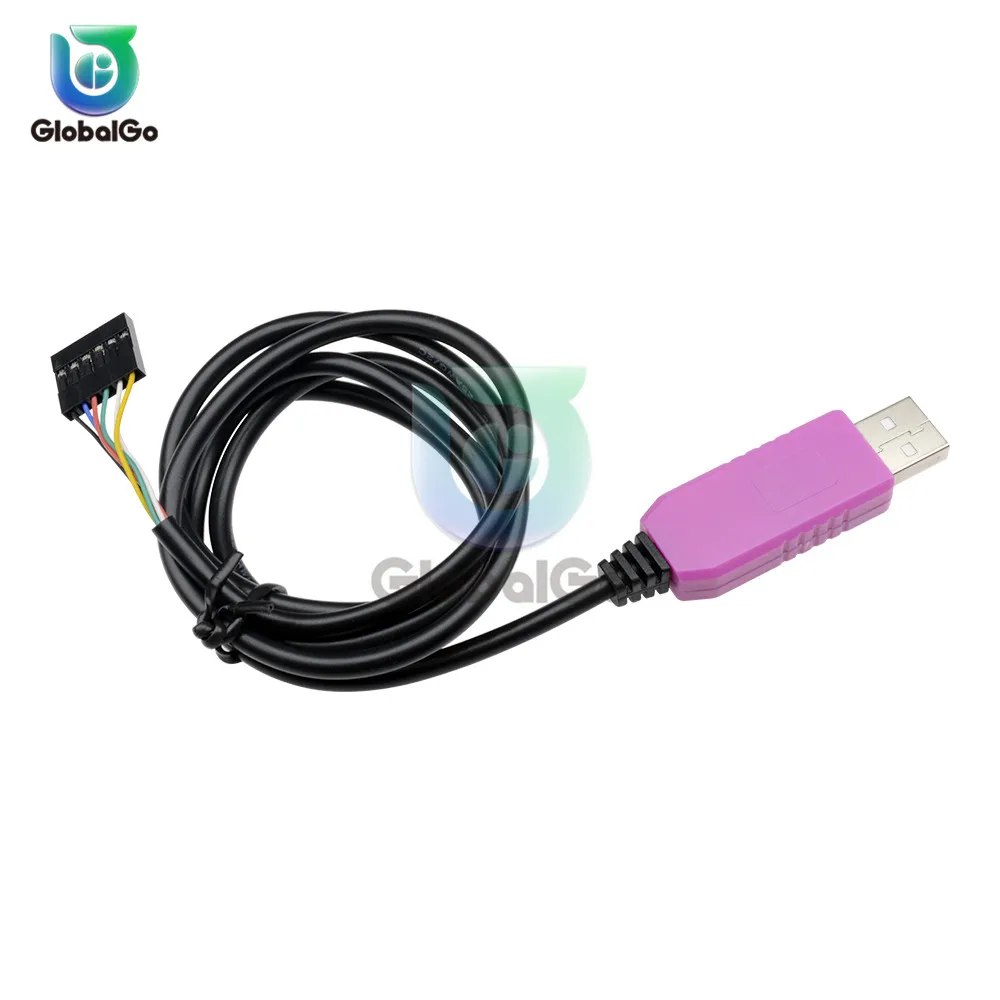 PL2303HXD 4Pin 6Pin USB к RS232 кабель ttl провод разъем для win XP VISTA 7 8 для Android PL2303 HXD - Color: 6Pin