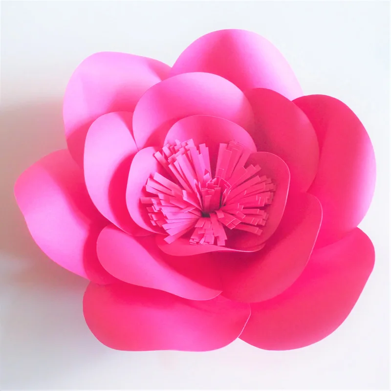 

Giant Paper Flowers Artificial Rose DIY Full Kits For Wedding & Event Backdrops Deco Baby Nursery With Video tutorials 1 Piece