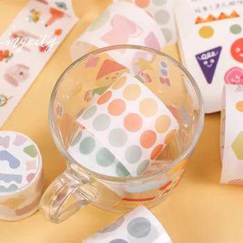 

Kawaii Bullet Journal Adhesive Washi Tape Cute Fruit Dog Washitape Scrapbooking Masking Tape Decorative Tape Korean Stationery