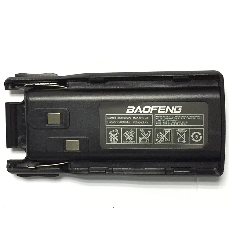 Портативная радиостанция Walkie Talkie Original 7 4 V 2800mah батарея Baofeng UV 82 аксессуары для