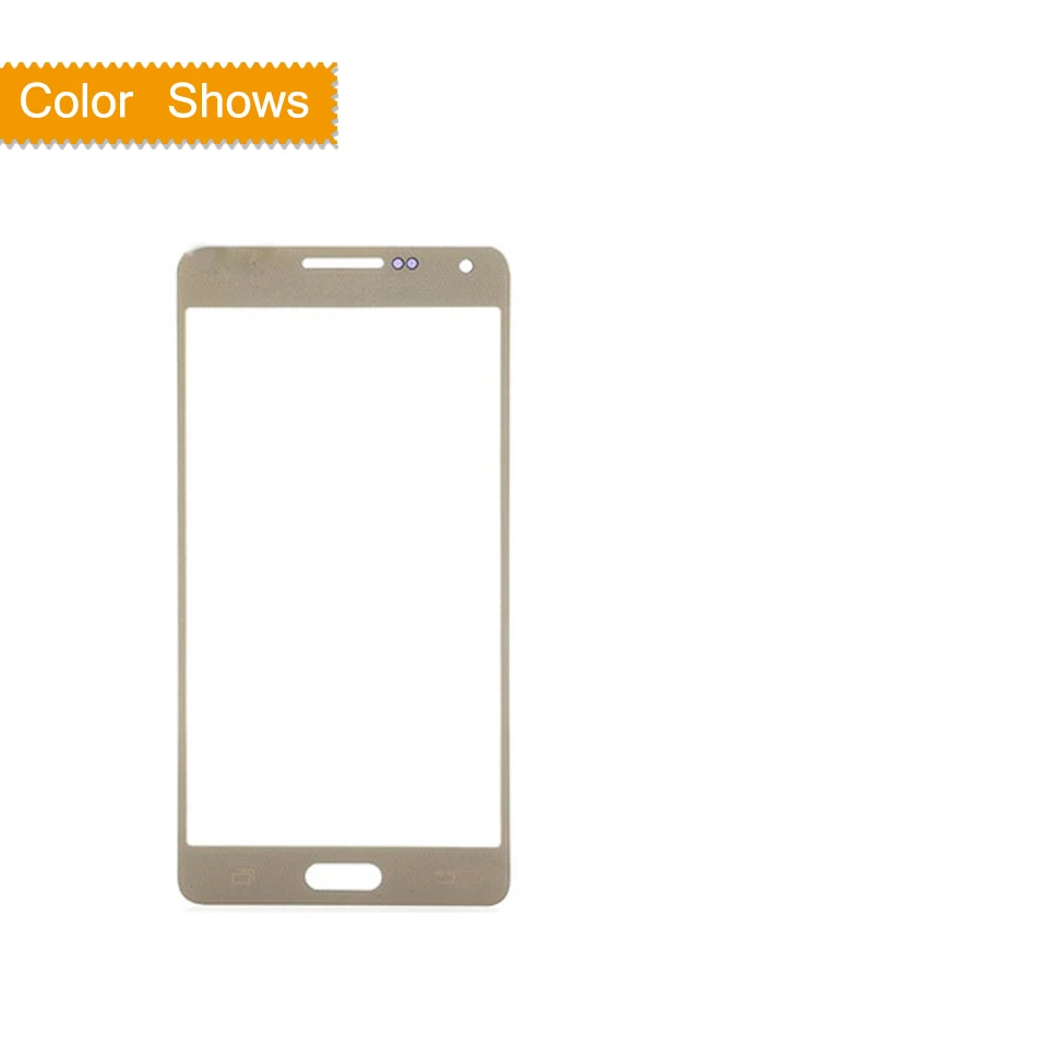 Сенсорный экран для samsung Galaxy A5 A500 A5000 SM-A500F A500F A500H сенсорный экран передняя панель стеклянная линза передняя внешняя ЖК-дисплей - Цвет: gold no gift