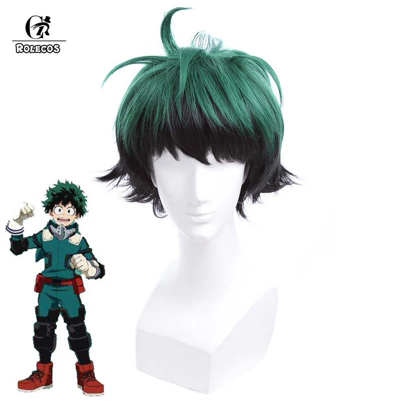 Аксессуары для волос ROLECOS косплея аниме MHA Izuku Midoriya 30 см/11 81 дюйма мужчин косплей