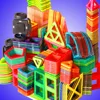 54pcs/set Big Size Magnetic Blocks Triangle Square Bricks Magnetic Designer Construction Toys For Kids Gift ► Photo 1/6