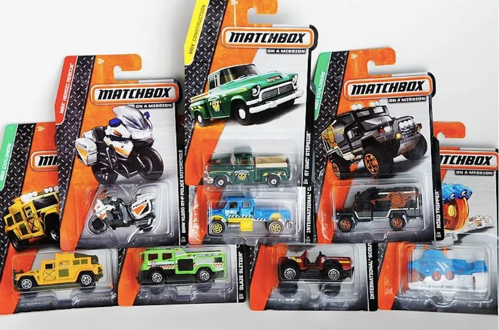 matchbox cars list