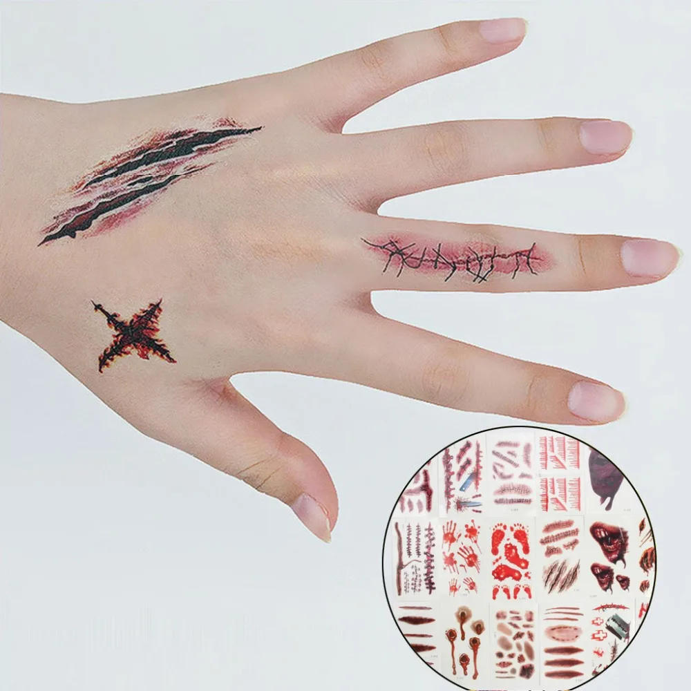 18 Pack Halloween Temporary Tattoos (5)