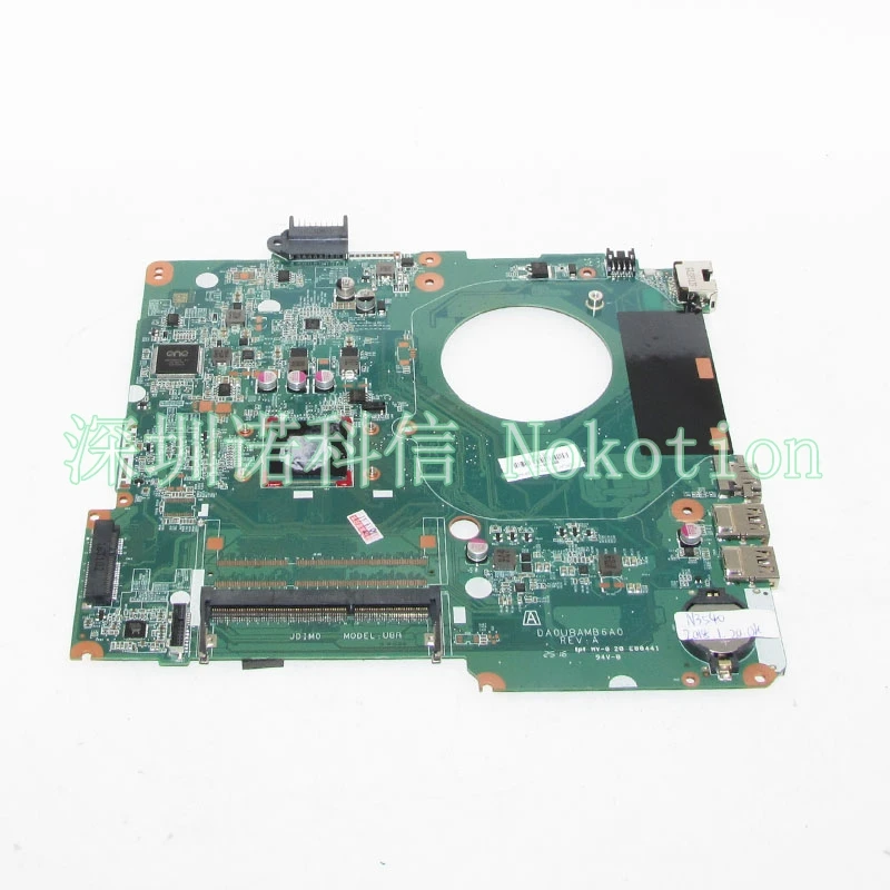 NOKOTION 828166-601 828166-501 828166-001 DA0U8AMB6A0 Laptop motherboard For HP Pavilion 15-F 15.6 SR1YW N3540 CPU onboard DDR3 NOKOTION 828166-601 828166-501 828166-001 DA0U8AMB6A0 Laptop motherboard For HP Pavilion 15-F 15.6 SR1YW N3540 CPU onboard DDR3