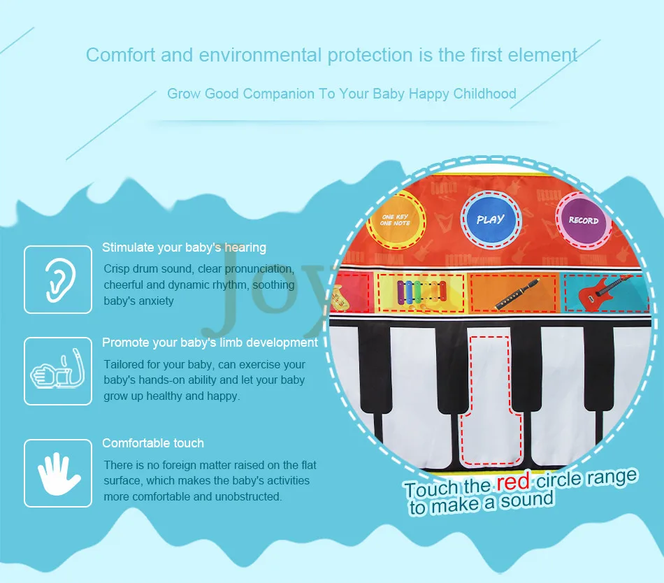 148x60 см детский игровой коврик многофункциональный музыкальный пианино клавиатура Игровой коврик дети детские образовательные игрушки развивающий коврик>