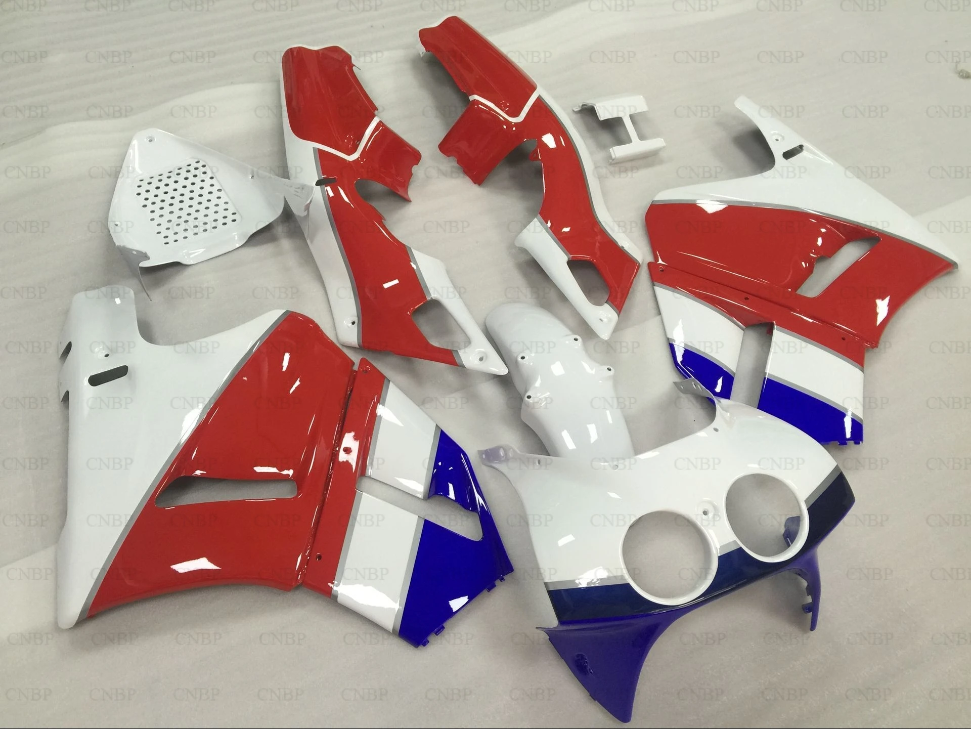 Комплекты обтекателей VFR400R 1990 обтекатель для Honda VFR400 1992 1988 NC30 V4 красный белый