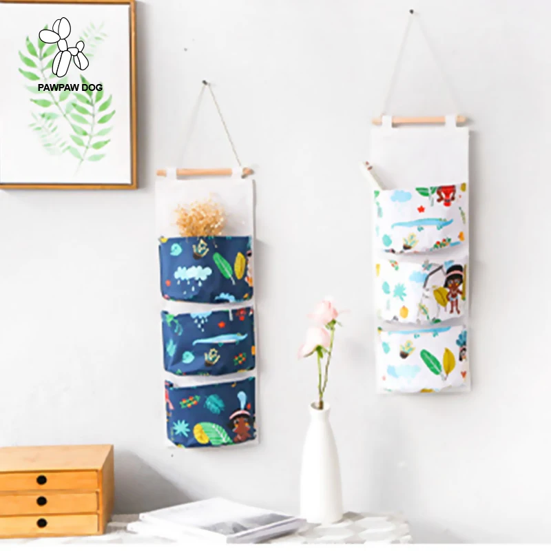 

Wall Hanging Storage Bags Wall Pocket Hanging Holder Organizer Sundry Storage Pocket For Decoration Kitchen Bathroom
