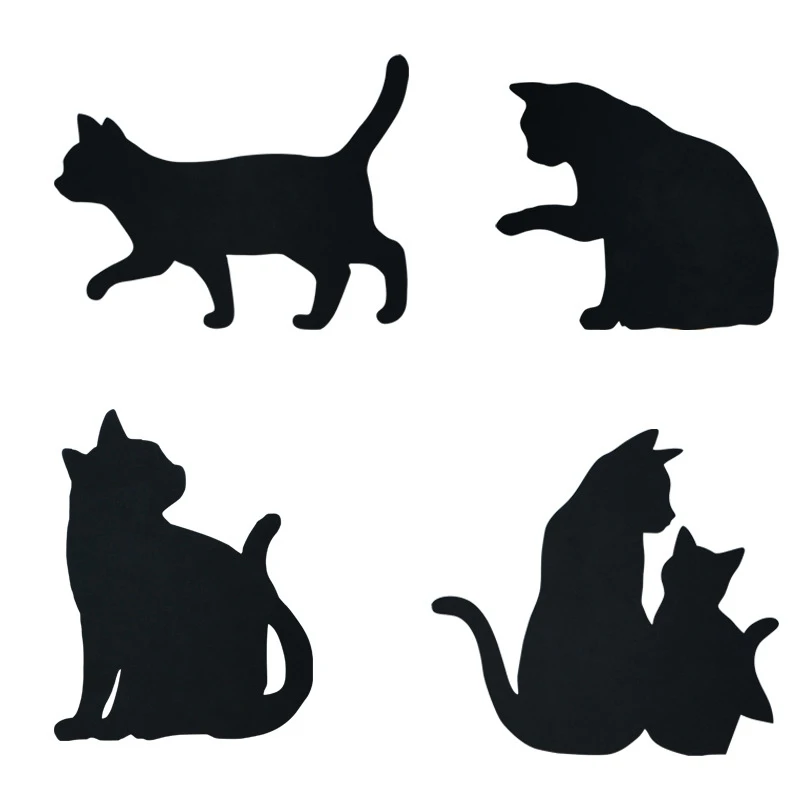 Cat shape Sensor&Voice Silhouette Lamp LED Night Light Nursery Sensor LED Battery Decorative Wall Lamp for Children Bedroom (10)