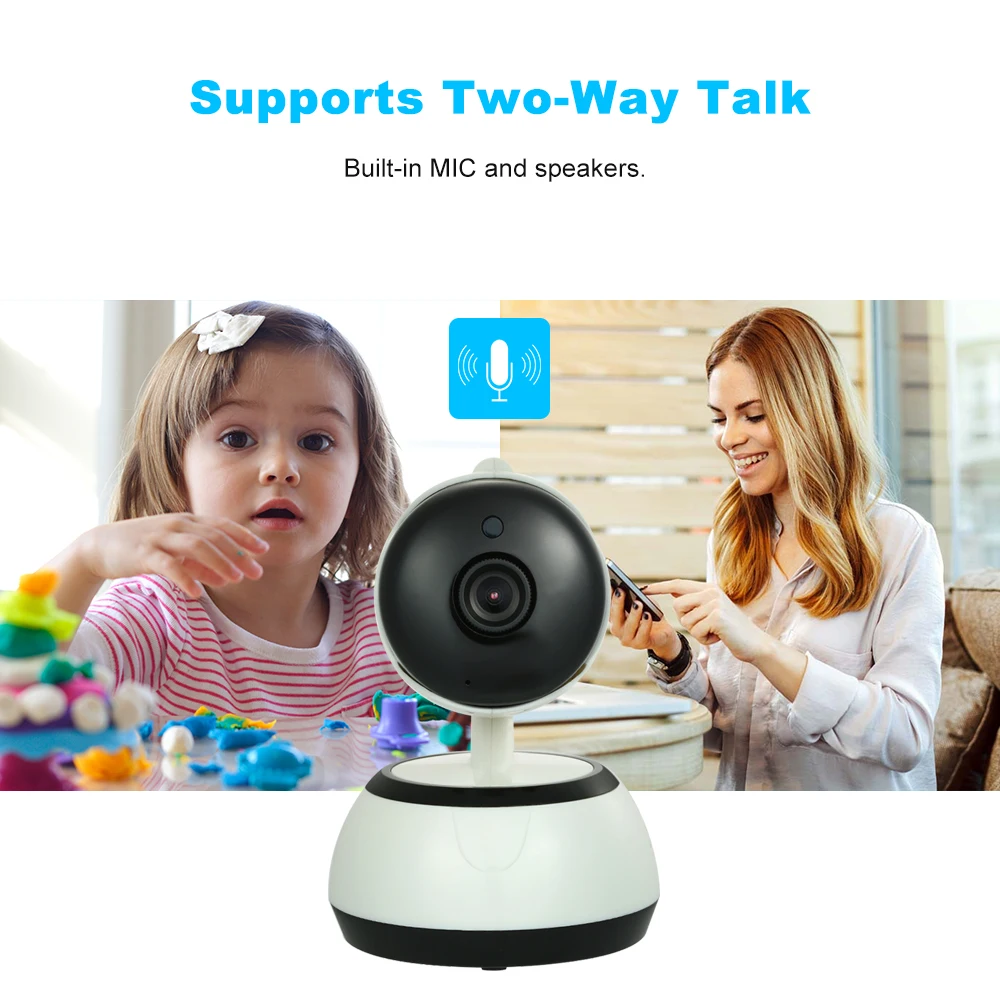 IP камера HD 720P для системы видеонаблюдения с поддержкой Wi Fi и слотом TF карты|Камеры