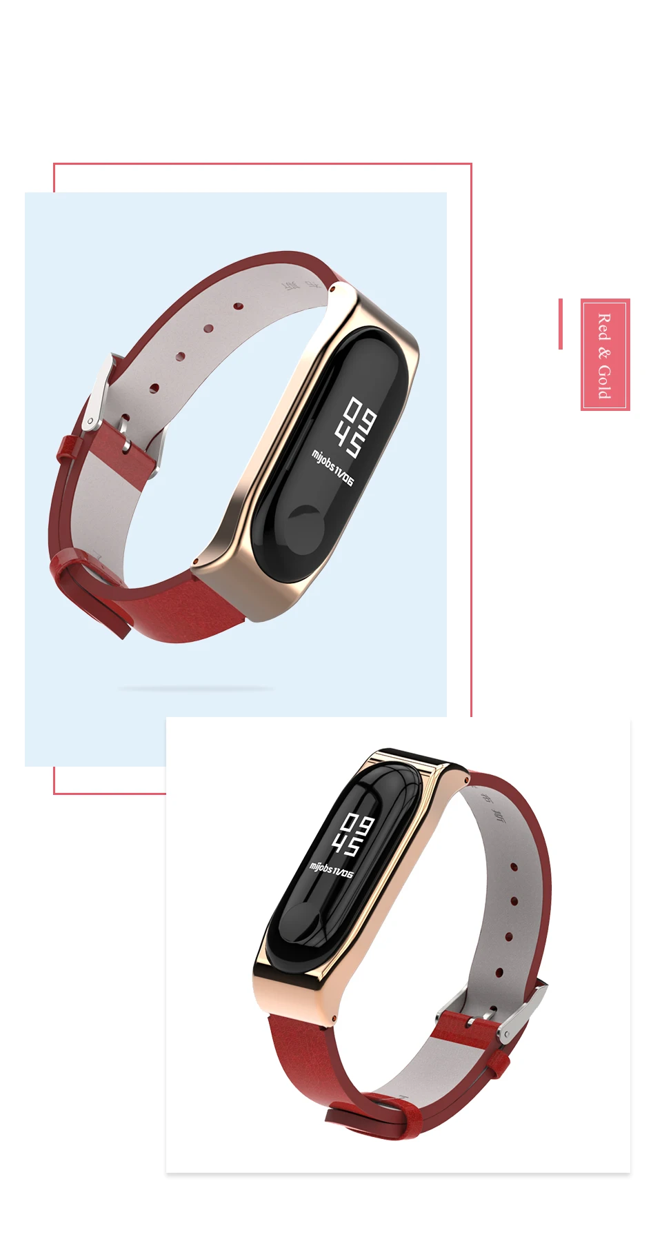 Mi jobs mi Band 4 Кожаный ремешок на запястье для Xiaomi mi Band 4 NFC смарт-часы браслет mi band 3 ремень браслет металлический Безвинтовой ремешок