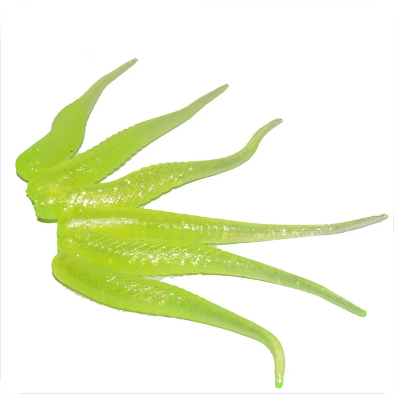 

Ningyo Hime 6pcs/lot Jig Head Soft Lure 4cm Fishing Shad Worm Bait Soft Lure Fly Fishing Bait Fishing Lures Artificial Lures