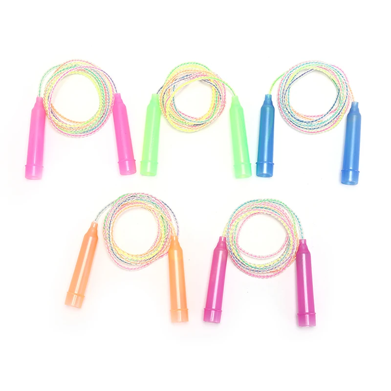 

1PC Color Random Soft PVC Skip Rope For Kids Fast Skipping Jumping Rope Portable Kids Jump Rope Crossfit Fitness Sports Training