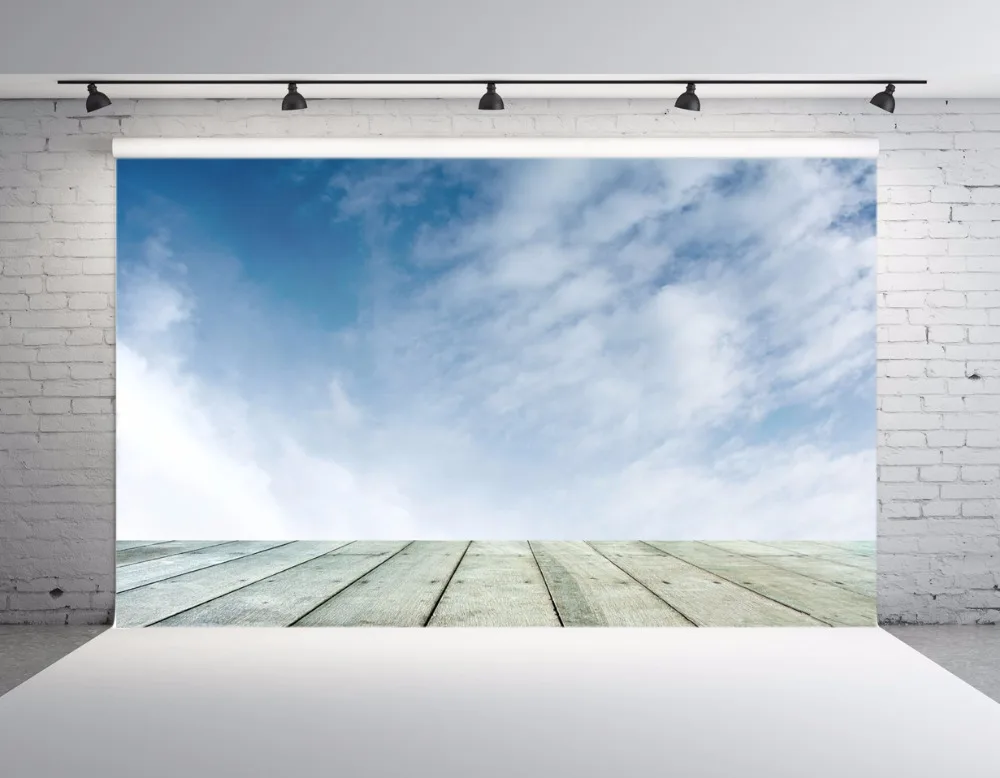 

SHANNY Vinyl Custom Digital Printed Photography Backdrops Wood planks theme Prop Photo Studio Background JUT-1650