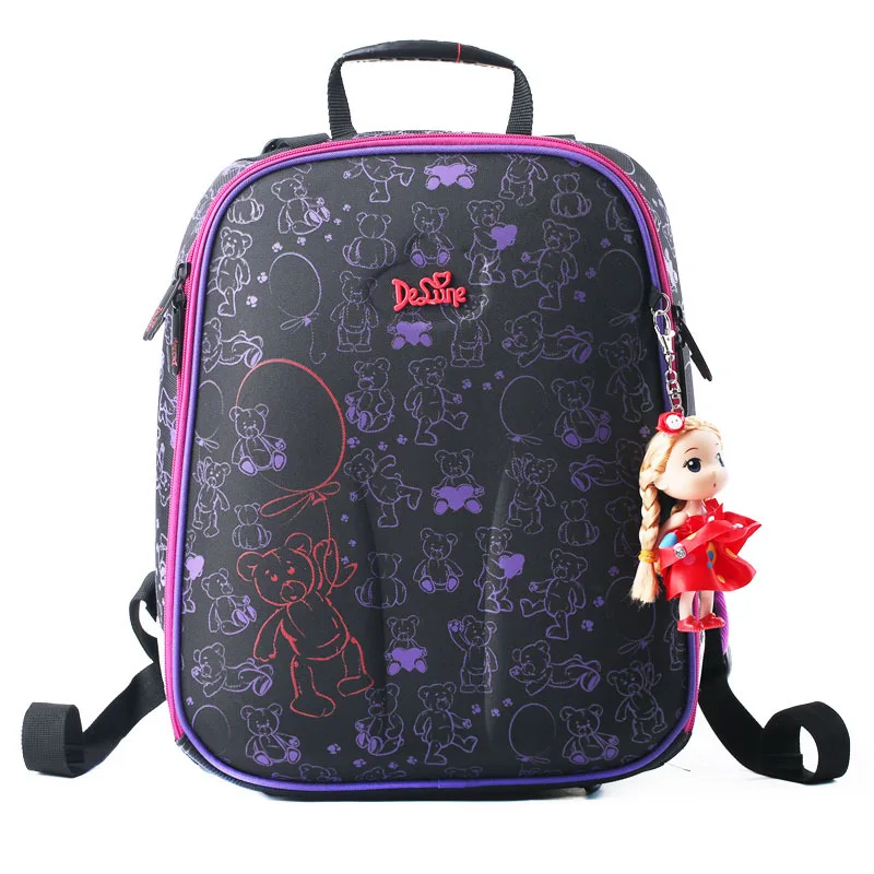 High Quality 2016 New Lovely Cartoon Orthopedic Children Backpack Student School Bags Doll Mochila for Teenage Girls Kids