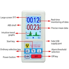 Счетчик дозиметров радиоактивного излучения гиггер дозиметр радиоактивности детектор гамма-лучей, Бейда луч, рентгеновский луч GM трубка