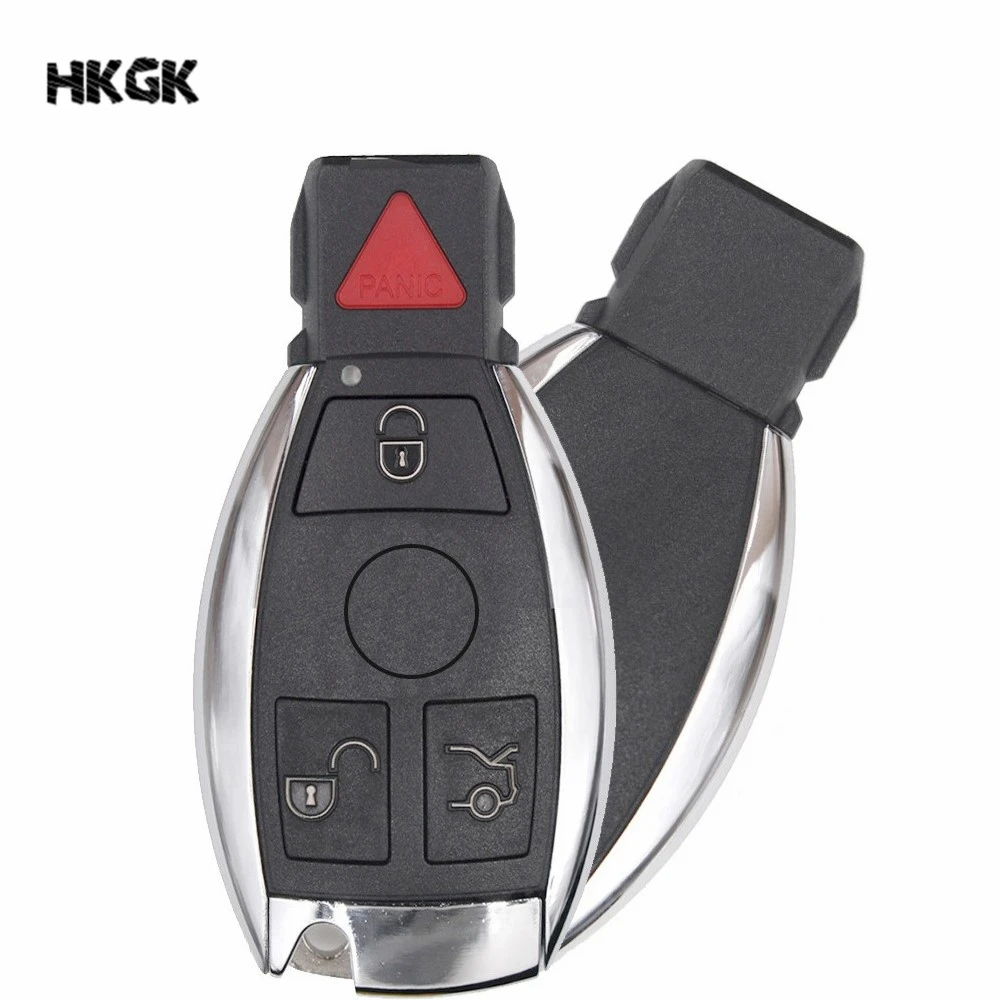 3+1 Button Replacement Shell Smart Remote Key Case for for Mercedes-Benz BGA W203 W210 W211 AMG W204 C E S CLS CLK CLA SLK