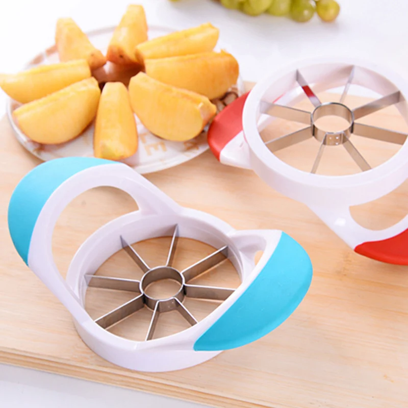 

HOT Pink Blue Green Apple Slicer Kitchen Apple Slicer Cutter Pear Fruit Divider Tool Comfort Handle Peeler Fruit Vegetable Tools
