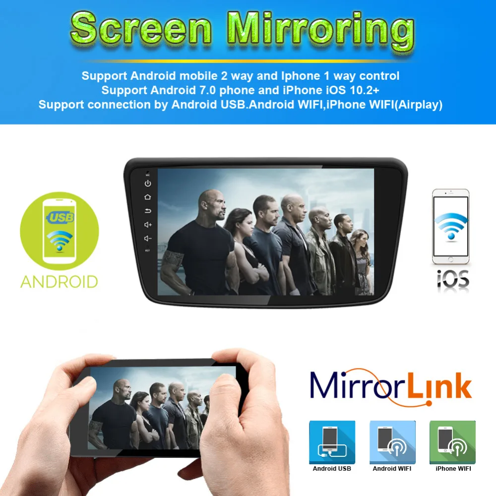 Автомагнитола 8 дюймов Full Touch 4 Гб ROM Android 0 Восьмиядерный автомобильный