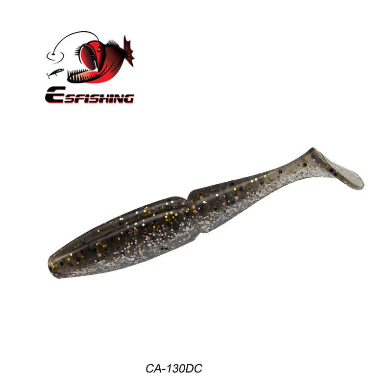 Esfishing мягкие приманки Shad Easy Shiner 50 мм 70 мм 1,2 г 3,8 г Leurre Souple рыболовные снасти Морская рыбалка Jerkbait белый - Цвет: CA130DC