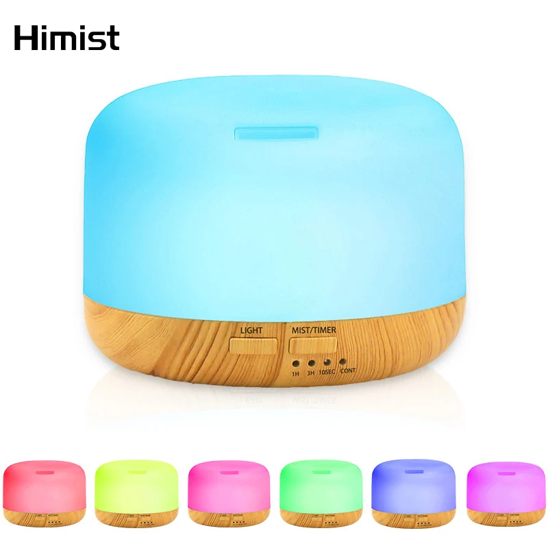 

Essential Oil Diffuser 500ML Air Humidifier Aroma Lamp Aromatherapy Electric Ultrasonic Cool Mist Aroma Diffuser Mist Maker
