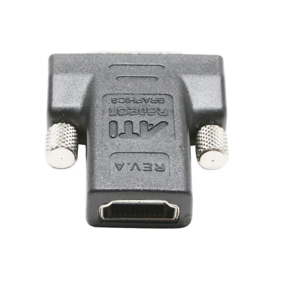 Подлинная ATI DVI к HDMI адаптер конвертер P 1080 P DVI в HDMI выход для портативных ПК мониторы