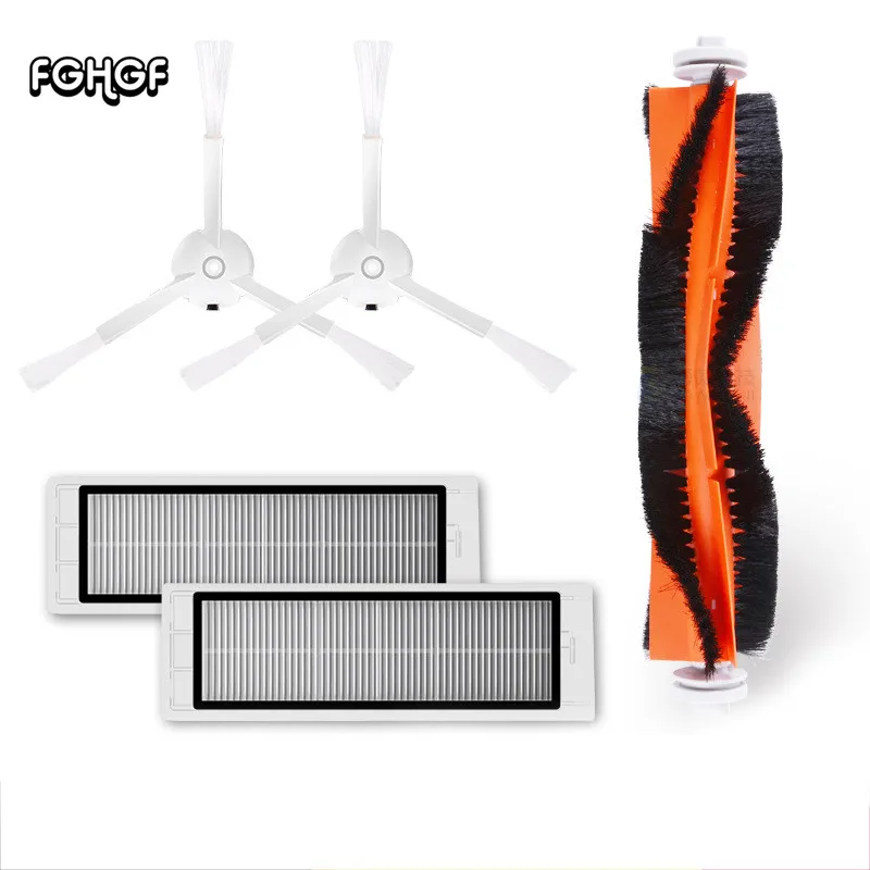 New Robot Vacuum Cleaner Spare Parts for Xiaomi Mi Roborock Kits Replacement Kits Cleaning Side Brushes HEPA Filter Roller brush New Robot Vacuum Cleaner Spare Parts for Xiaomi Mi Roborock Kits Replacement Kits Cleaning Side Brushes HEPA Filter Roller brush