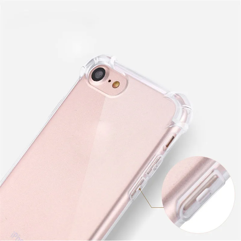 Four Corners Anti-knock Soft TPU Clear Slim Case for LG V9 V20 V30 K4 K8 2017 EU X Calibur G6 Q6 Fit Q8 Shockproof Back Cover | Мобильные