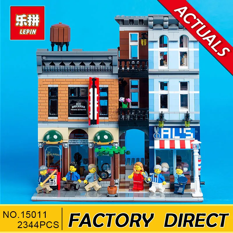 

Lepin 15011 Building Series The Detective's Office Set Avengers Set Assemble Building Blocks Educational Children Toys 10197