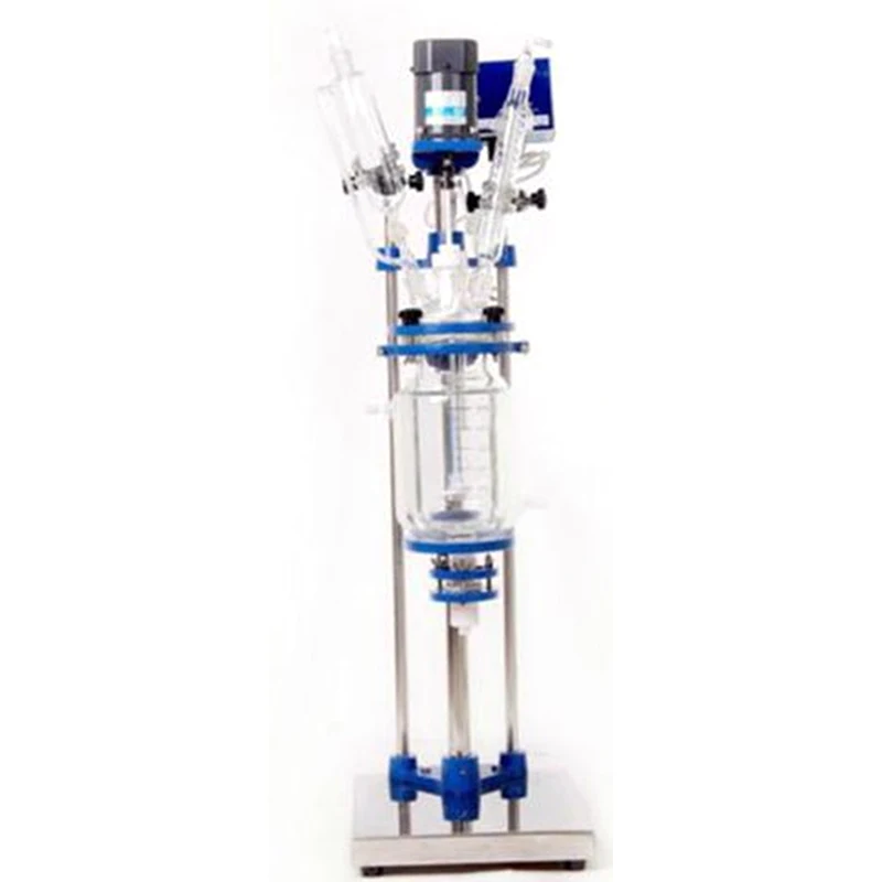 

10L Chemical lab Jacketed Glass Reactor Vessel digital display