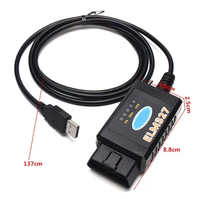 USB модифицированный OBD2 ELM327 для Ford MS-CAN HS-CAN Mazda Forscan диагностический сканер высокого качества - Цвет: as photo