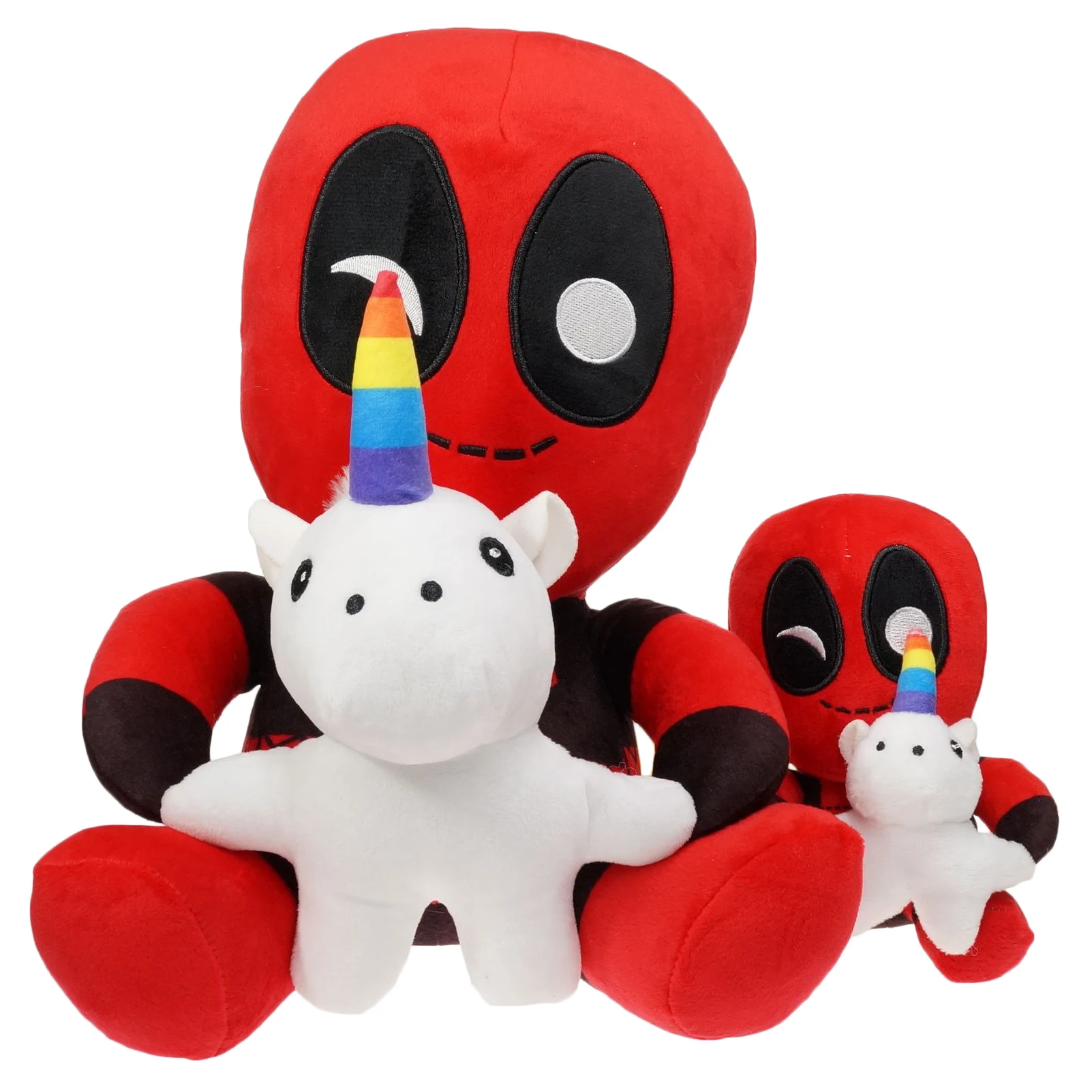 

Funny Cute Marvel X-men Deadpool with Unicorns Plush Movies & TV Toys