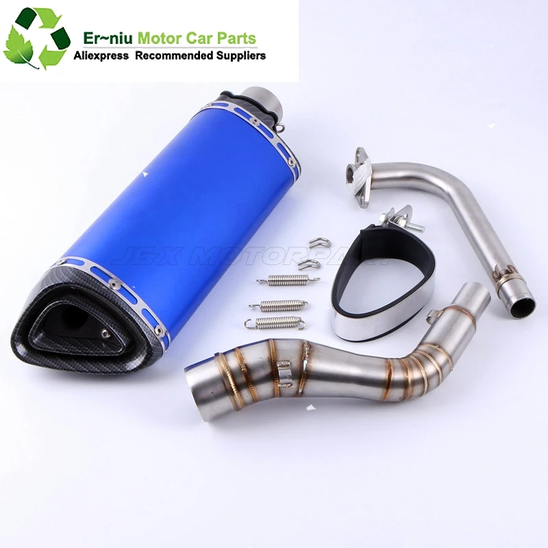 

NMAX155 Motorcycle Exhaust muffler Slip-On Full System contact middle pipe + exhaust For YAMAHA NMAX 155 NMAX 125 N MAX155