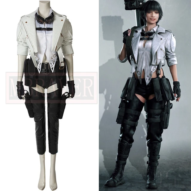 Devil May Cry III 3 Lady Cosplay 3 Lady Costume Suit/ Buy Halloween DMC III  3 Lady Costume