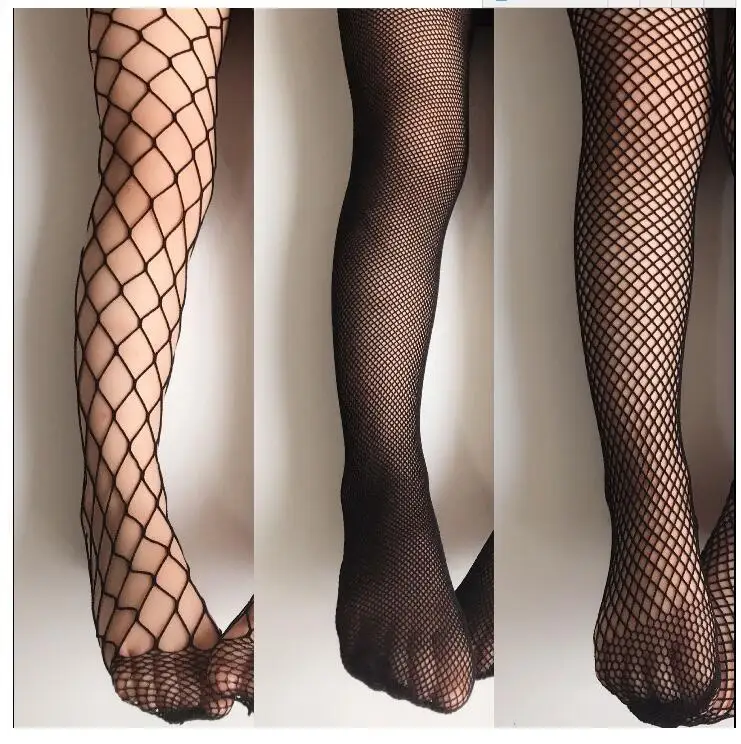 Black sexy women stocking fishnet club tights panty knitting net pantyhose trouser mesh long stockings tights for women girls