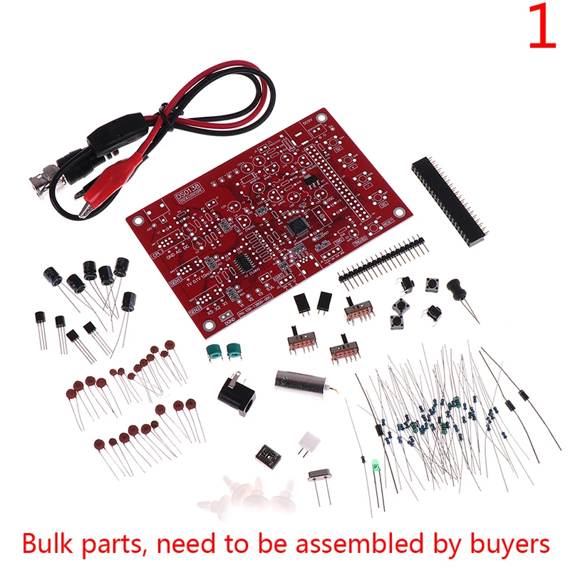 Полностью Собранный DSO138 с открытым исходным кодом 2," цифровой осциллограф TFT(1 Msps) с бесплатным зондом