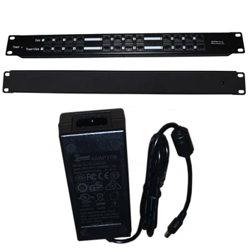 

12 Port 10/100 Power over Ethernet PoE Injector for 802.3af/ Passive 802.3at Devices with 24v60w Power Supply: POE-12-24v60w