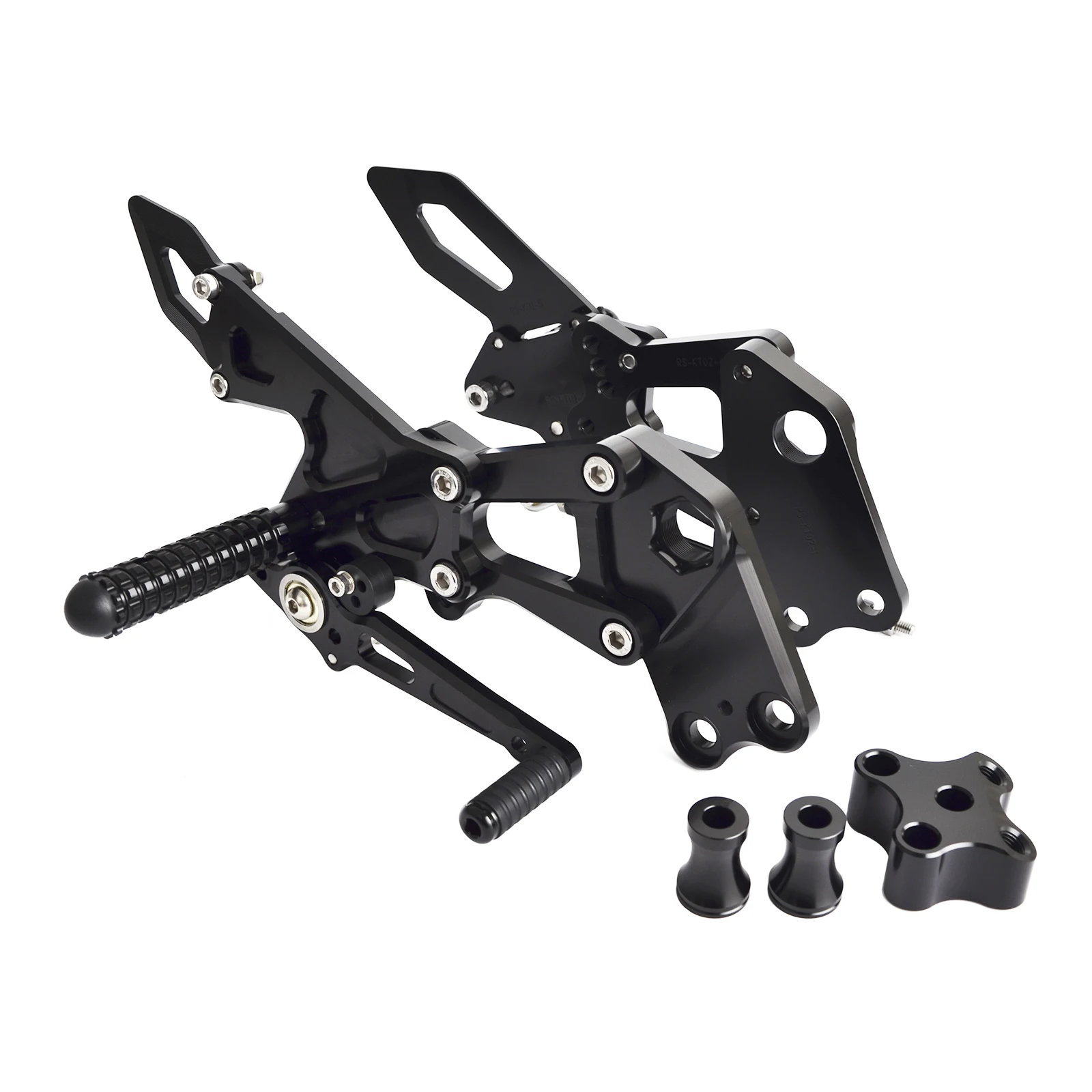 H2CNC подножки задние наборы комплект для KTM RC125 RC200 RC390 2014 2015 2016 2017 Регулируемые RC 125