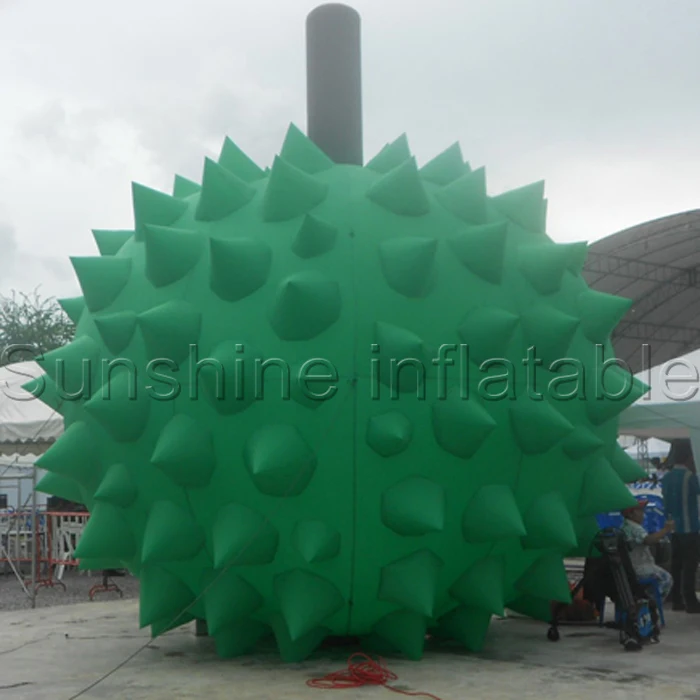 

Customized oxford inflatable durian, giant inflatable fruit model for advertising