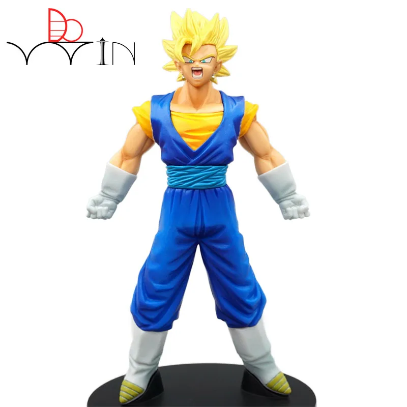 

New arrival 21cm Gogeta pvc super saiyan goku vegeta merge figure anime figura model