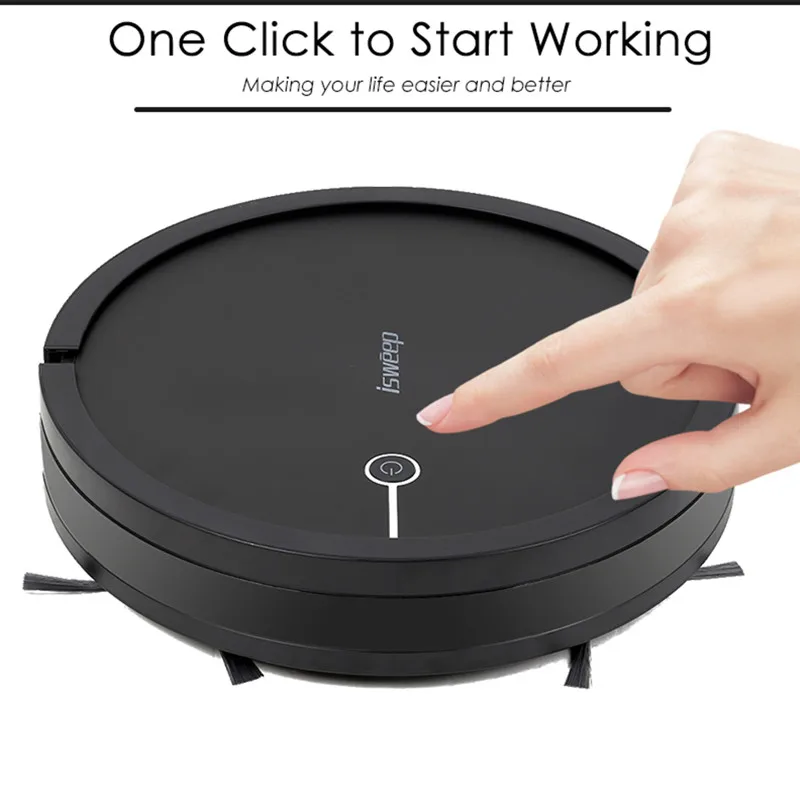  ISWEEP 2000Pa Smart Robot Vacuum Cleaner Max Power Suction With Remote Control Self-Charging Robot  - 33023882113