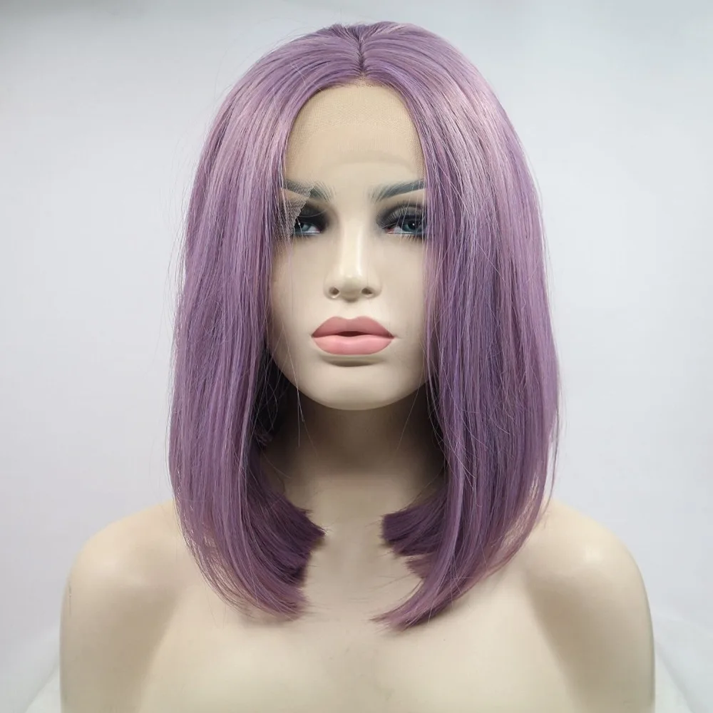 Fantasy Beauty Heat Resistant Fiber Hair Purple Short Style Synthetic