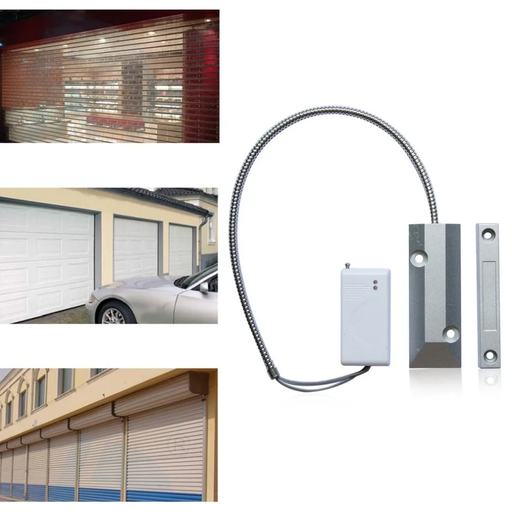 

Wireless Rolling Door Sensor Garage Gates Magnetic Detector Roller Shutter Magnetic Contact Sensor for WIFI Alarm